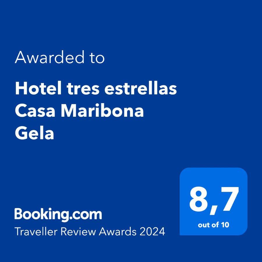 El Puente  Hotel Tres Estrellas Casa Maribona Gela מראה חיצוני תמונה